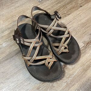 Chacos Strappy Brown Sandals